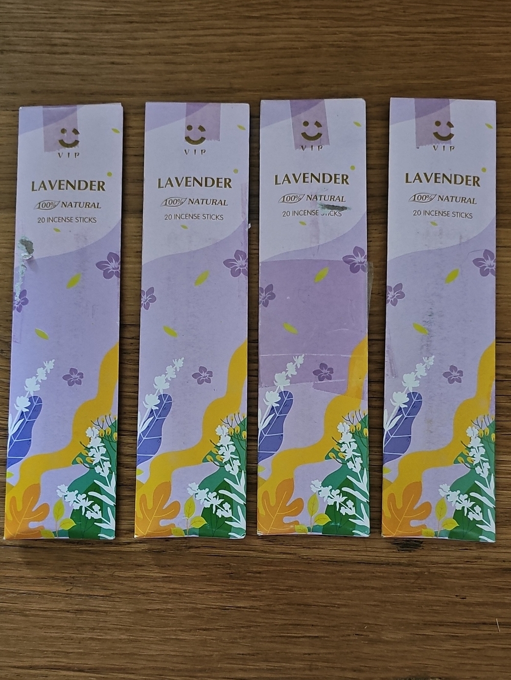 VIP Lavender Insense Sticks Bundle Qty 4 Packs 80 Sticks Sealed New In Package